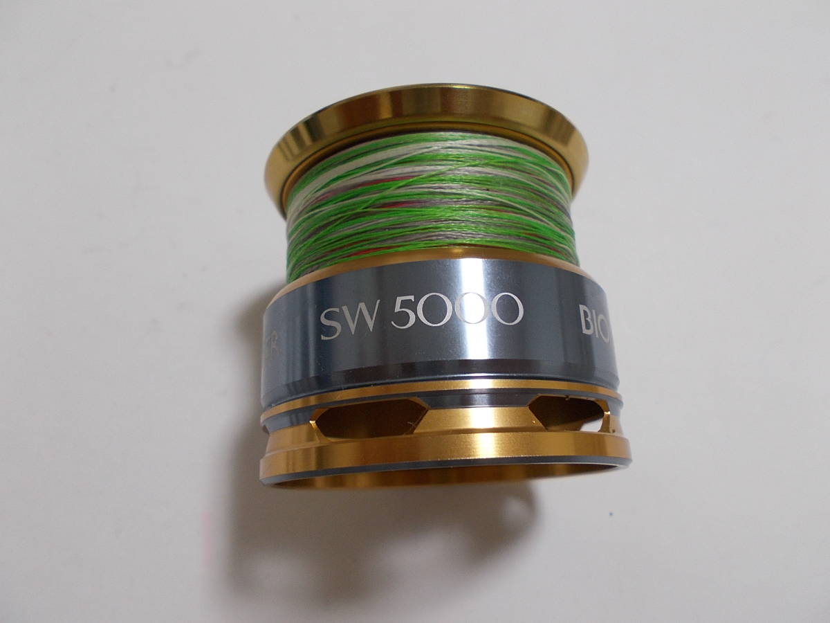 中古美品　シマノ　13バイオマスター　SW5000　スプール　PG HG XG SW4000にも
