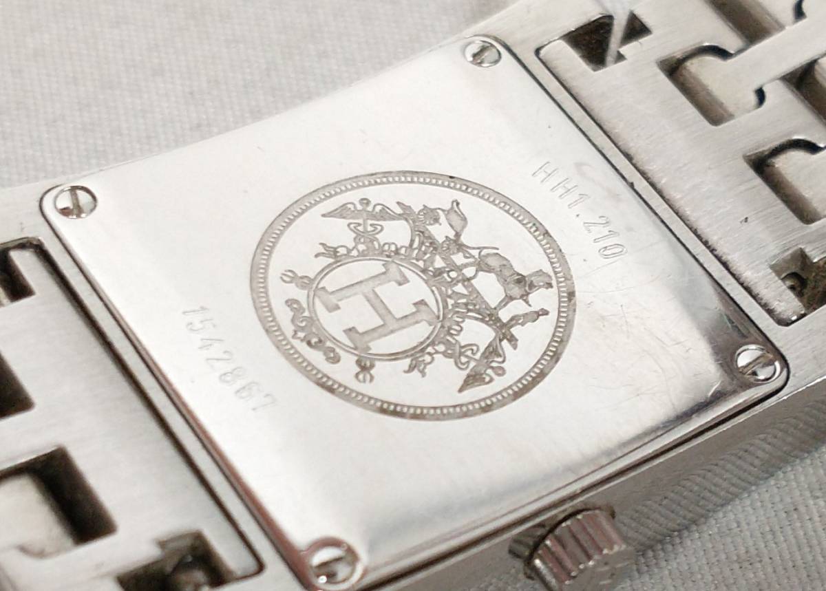 HERMES エルメス Hウォッチ HH1210 腕時計 レディース 本体のみ 黒文字 