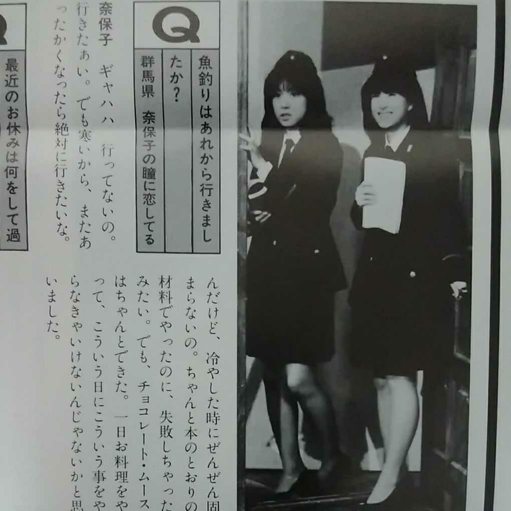 河合奈保子「かなりや」VOL.10&12/ファンクラブ会報2部 1982年 （VOL