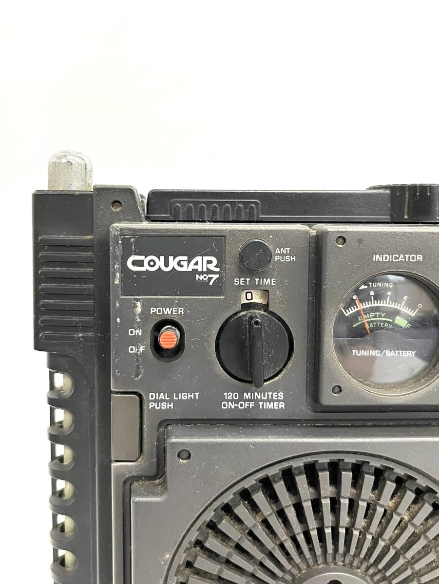 National Panasonic COUGAR No7 BCLラジオ RF-877 クーガー No，7