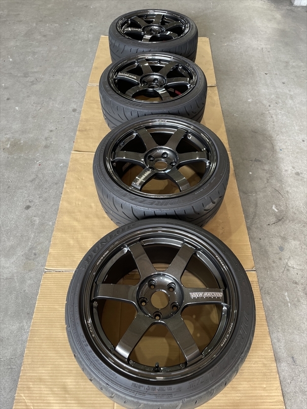 RAYS TE37 SAGA S-plus 9.5J 18 45+DL Z3 255/35-18付 4本セット 