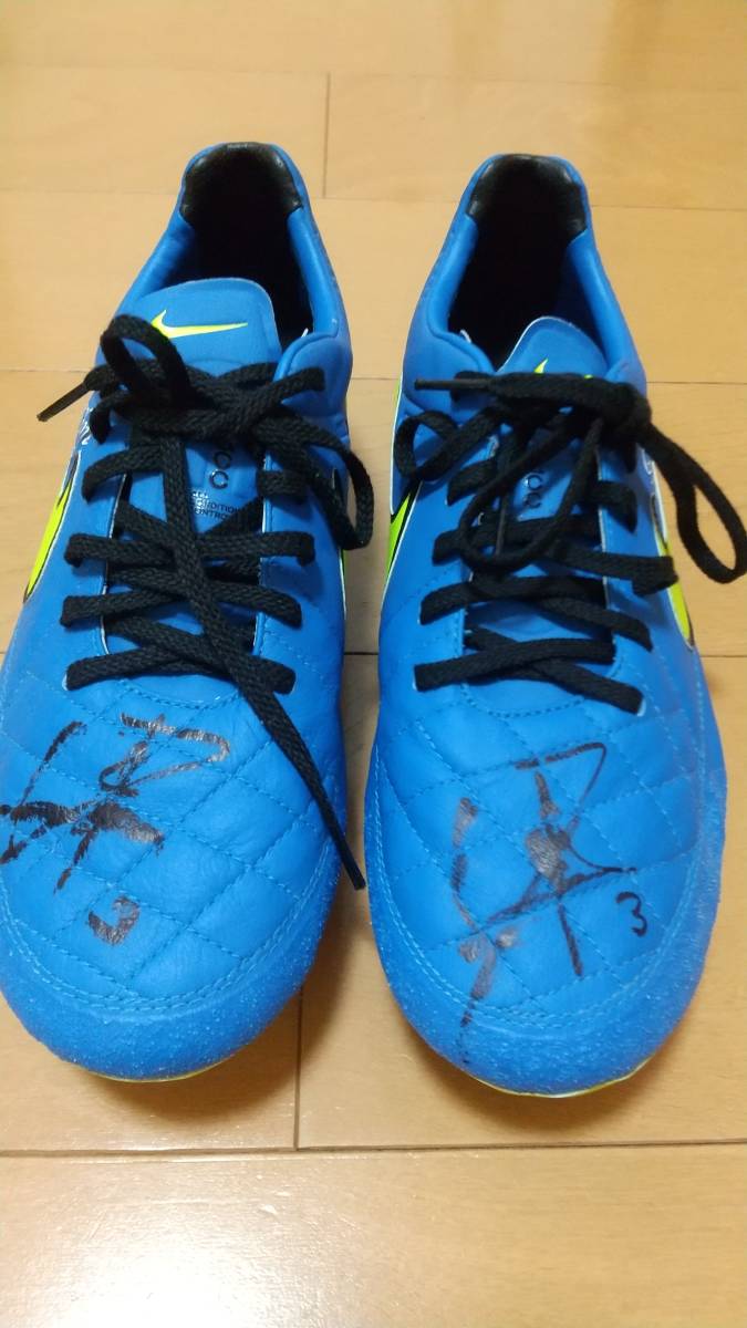 昌子選手 サイン入りスパイク 昌子源 サイン入りスパイク 送料無料