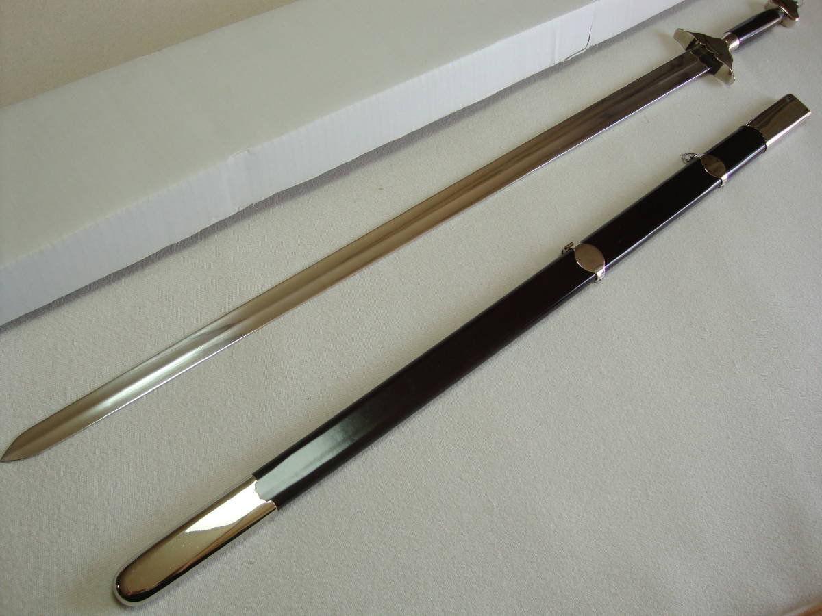 新品 日本武術太極拳連盟 武術 太極剣 日本製 ジュラルミン 厚型 L