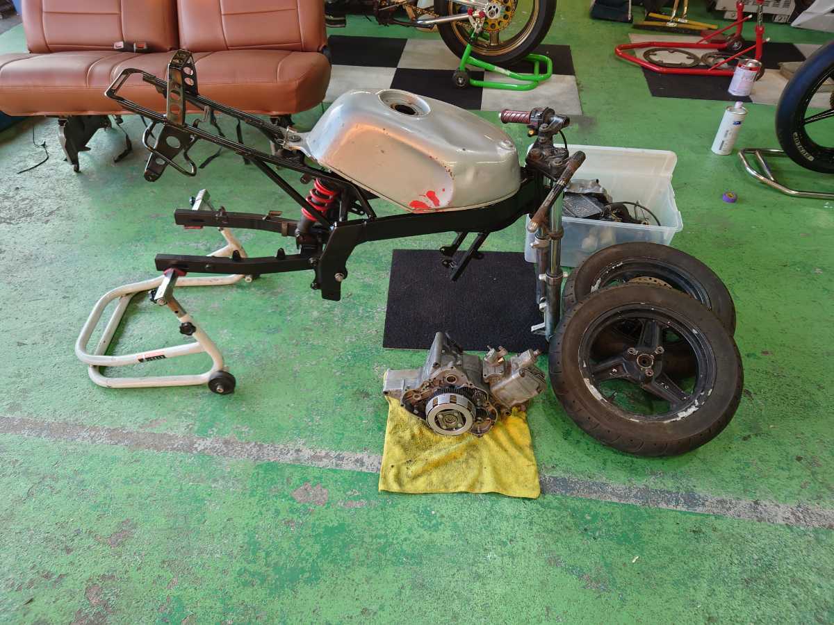 1円スタート！ ホンダ nsr50 NSR50 Nチビ 部品取り レストアベース 
