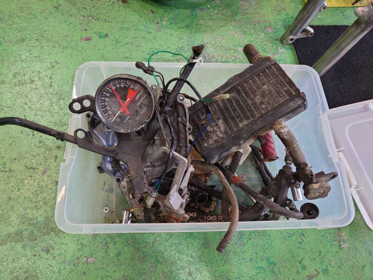 1円スタート！ ホンダ nsr50 NSR50 Nチビ 部品取り レストアベース 