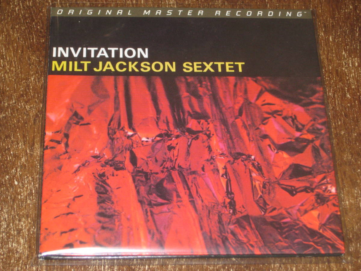 【新作登場，人気セール】 MILT JACKSON ミルト ジャクソン / INVITATION 2008年発売 MFSL社 Hybrid SACD 輸入盤(ジャズ一般)｜売買されたオークション情報、yahooの商品情報をアーカイブ公開 - オークファン ジャズ一般