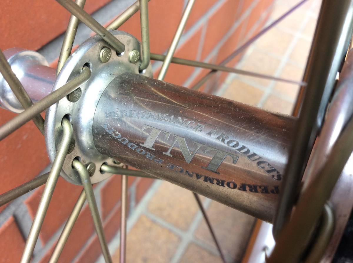 Vintage TNT PERFORMANCE PRODUCTS Ti hub × MAVIC M231 RIM × UNION 