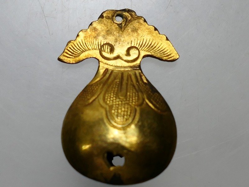 南都初荷42 鍍金 古鈴 銅製 華鬘鈴 仏教美術 】 (仏像)｜売買された