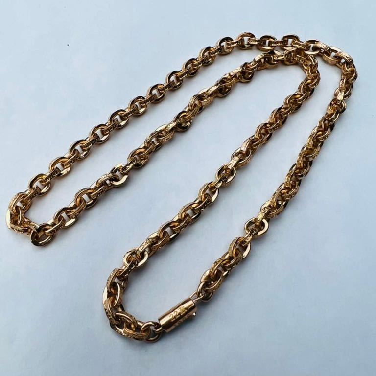 CHROME HEARTS 22kクロムハーツ22k PAPER CHAIN 20インチ ペーパー