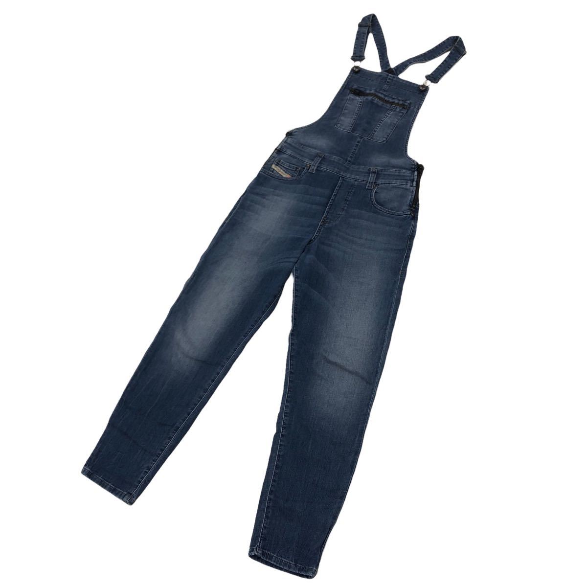 【お得，低価】 K093-⑥ DIESEL ディーゼル Jiloos ジョグ スウェット デニム ジーンズ パンツ ボトムス ジョガー サロペット レディース サイズ XXS(ジーンズ)｜売買されたオークション情報、yahooの商品情報をア 女性用