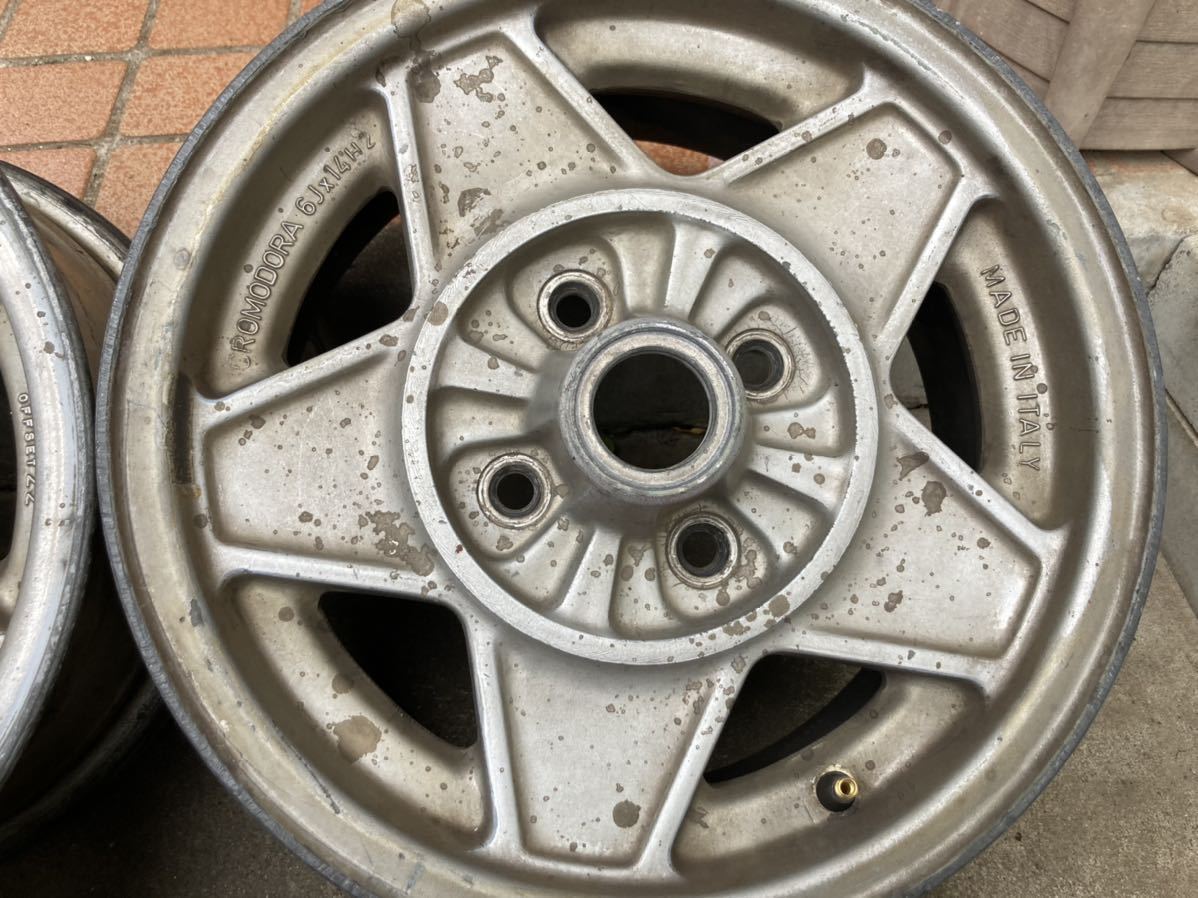 希少 マグネシウムホイールCromodora クロモドラ TYPE-A 14インチ 6J 