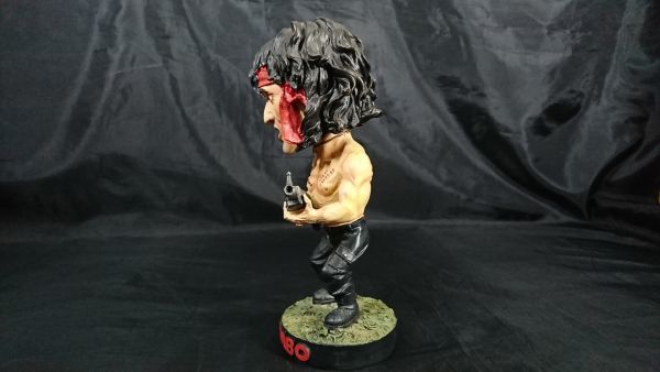 現状品】『NECA ランボー ヘッドノッカー 首振り人形 ボビングヘッド
