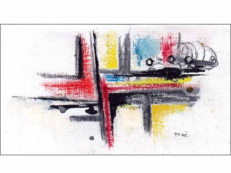 油絵コンポジション2