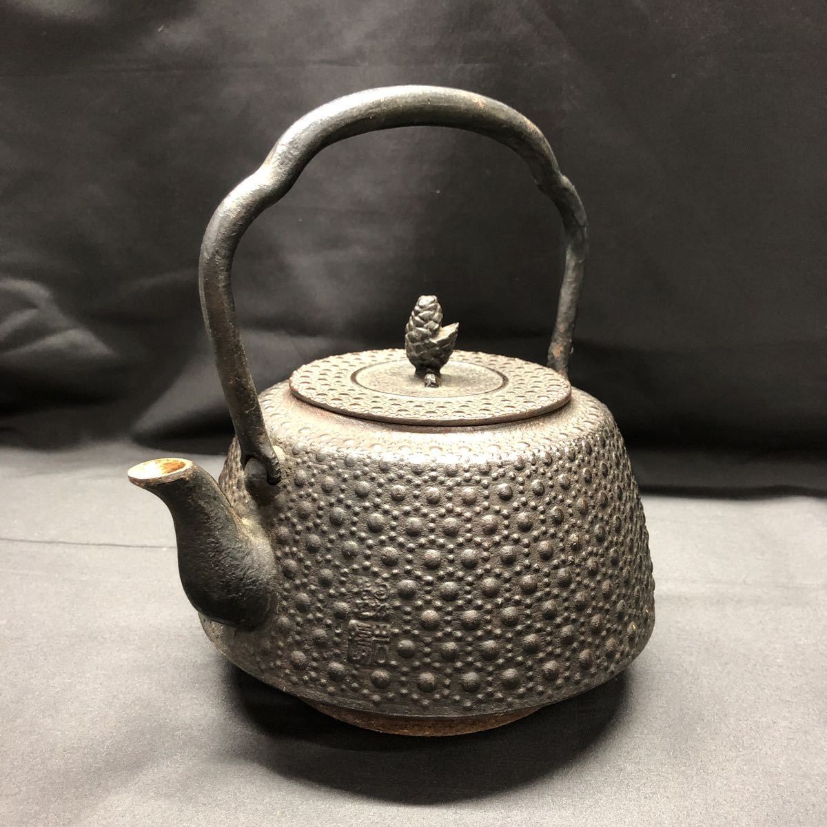 茶道具 - 腰黒薬缶 水次 水注 口蓋付き メルカリ 腰黒やかん (工芸品