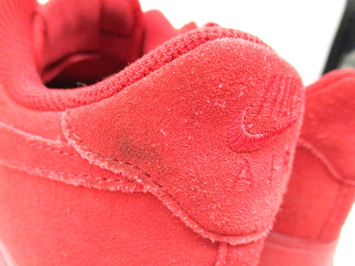 14年製 NIKE (ナイキ) AIR FORCE 1 07 LV8 RED SUEDE エアフォース1 