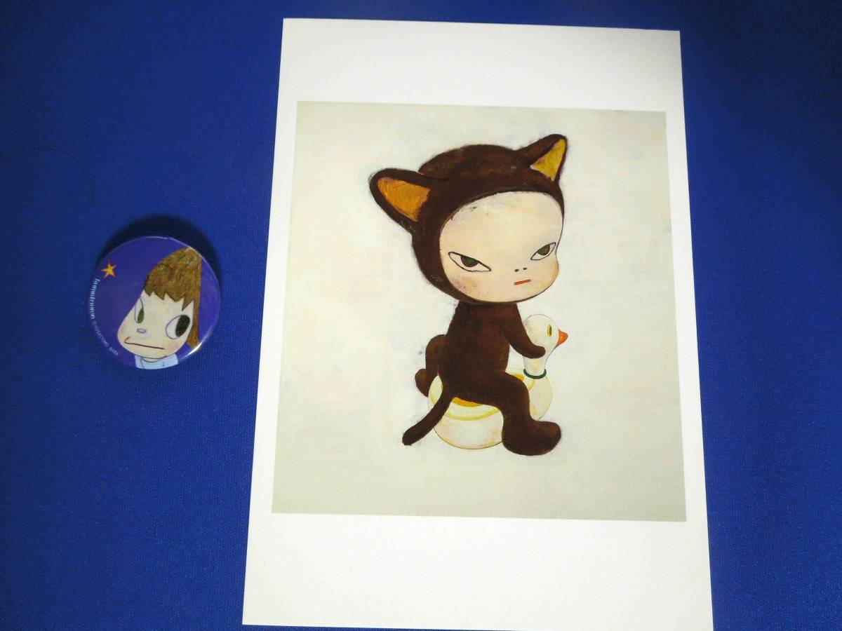 美術館グッズ 奈良美智 缶バッジ〈小〉⑤＆ポストカード Harmless 