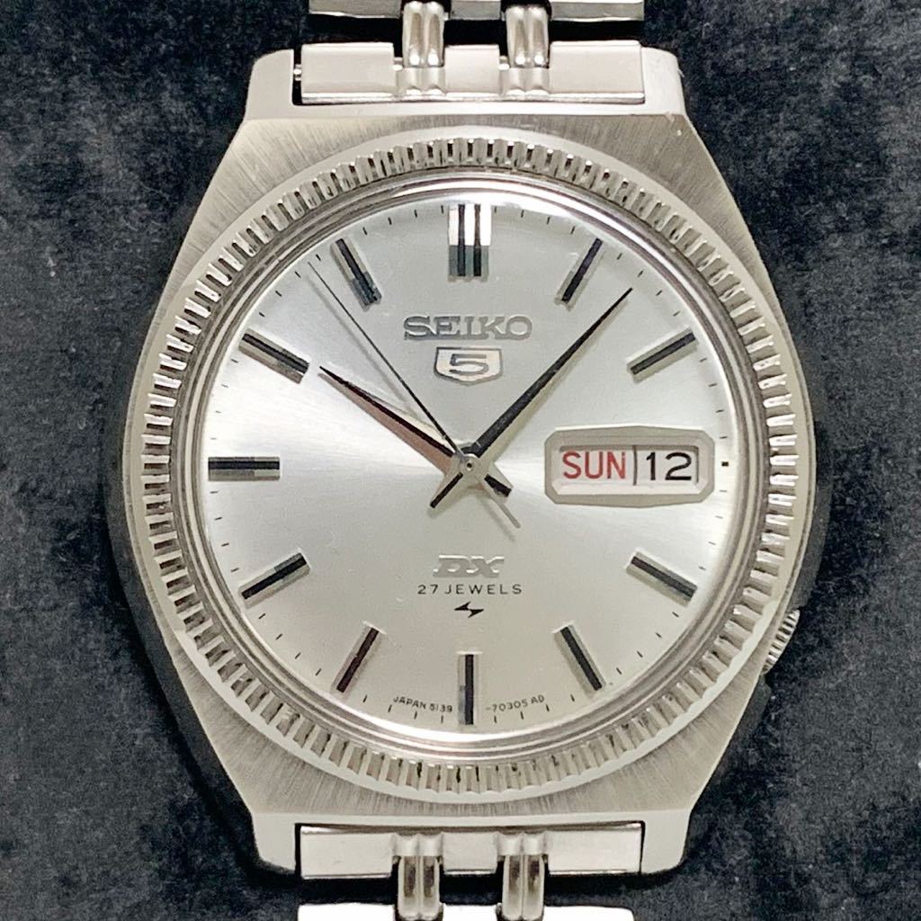 動作品 SEIKO 5 DX セイコー ファイブ デラックス/自動巻/25石 