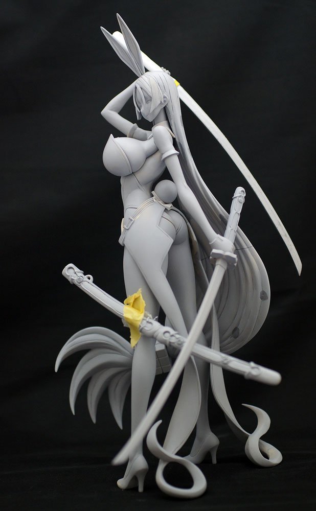 W_3613)1/7 Fate 源頼光 バニーガール (未組立 ガレージキット)(Fate