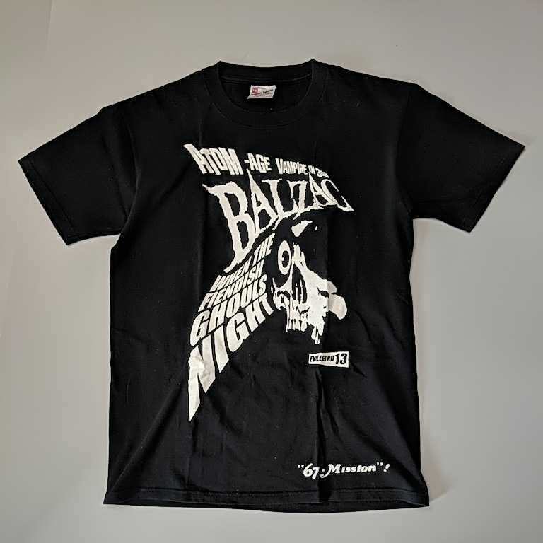 【HOT，定番】 90's BALZAC ATOM AGE VAMPIRE IN 308 Tシャツ 1998 Tシャツ バンド 大阪パンク パンク(Tシャツ)｜売買されたオークション情報、yahooの商品情報をアーカイブ公開 - オークファン Tシャツ