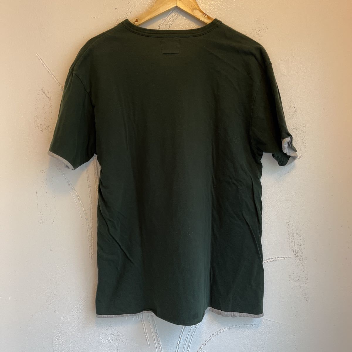 90s ralphlauren カナダ製 ダブルフェイス Tシャツ M/ラルフローレン 