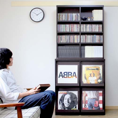 レコードラック 本棚 レコード収納 レコード ラック lp 収納 棚 収納