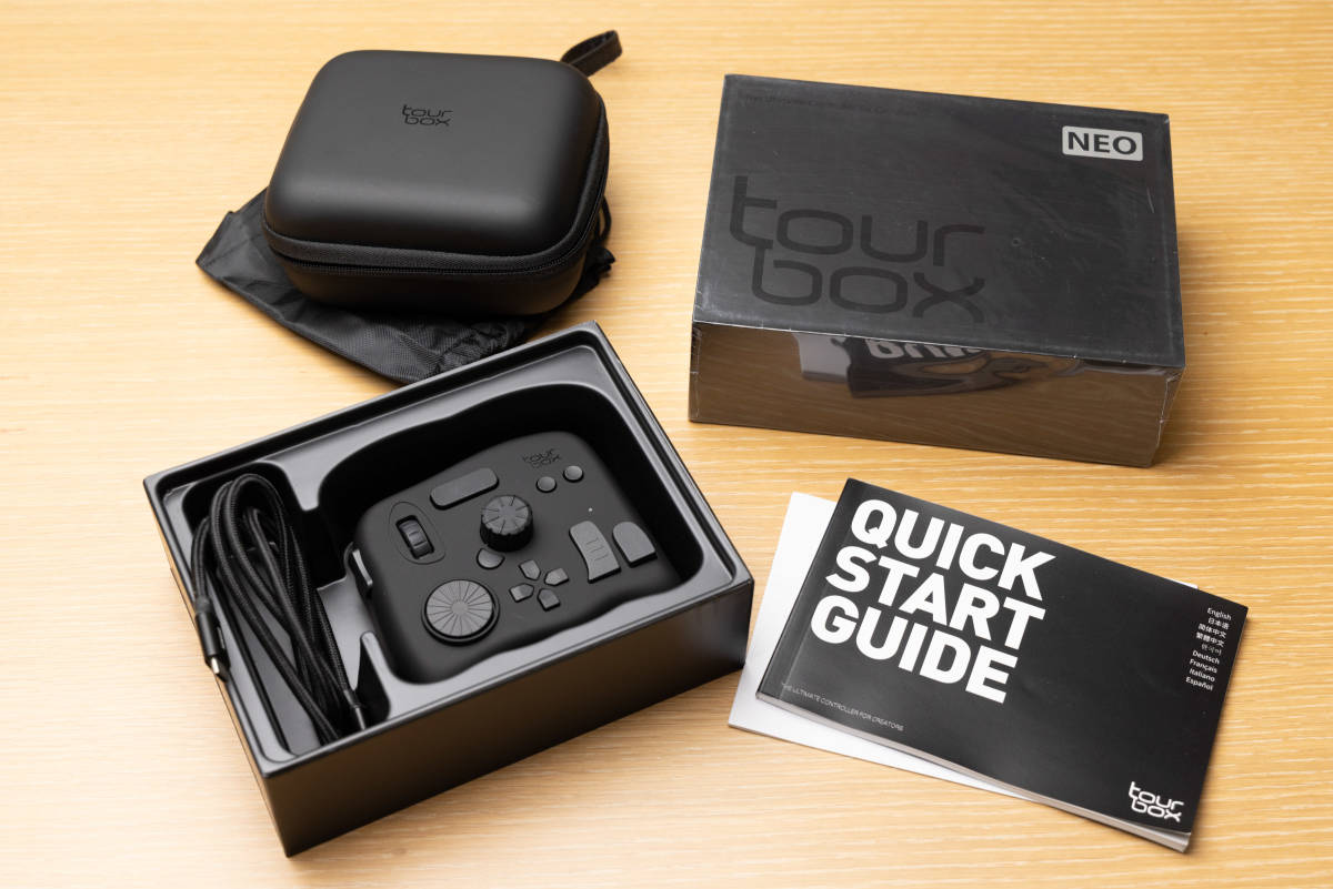 TourBox Neo 【中古・送料無料・ケースあり・USBケーブル代替品】(入力 