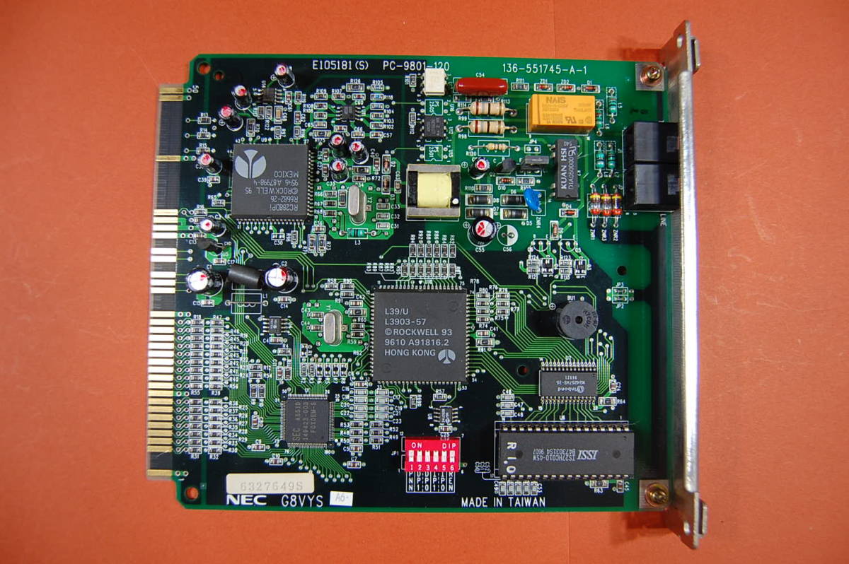 PC98 Cバス用 インターフェースボード NEC純正 PC-9801-100 SCSIボード