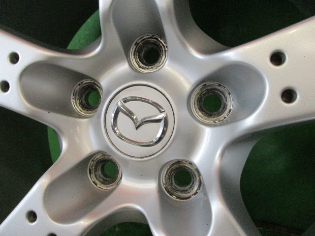 RX-8 マツダ 18インチ 純正 8J +50 ホイール ジャンク RX-8純正アルミホイール 18×8JJ+50 2本[K-3205 タイヤメッキホイール 4本セット PCD114.3 5H JDM