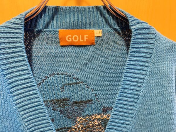 中古美品 GOLFWANG ゴルフワン コンバース カーディガン ニット