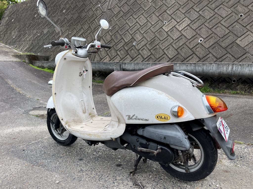 たおページ 豊田市 ビーノ(ヤマハ) YAMAHA Vino SA26J 走行可（修理ベース）220611