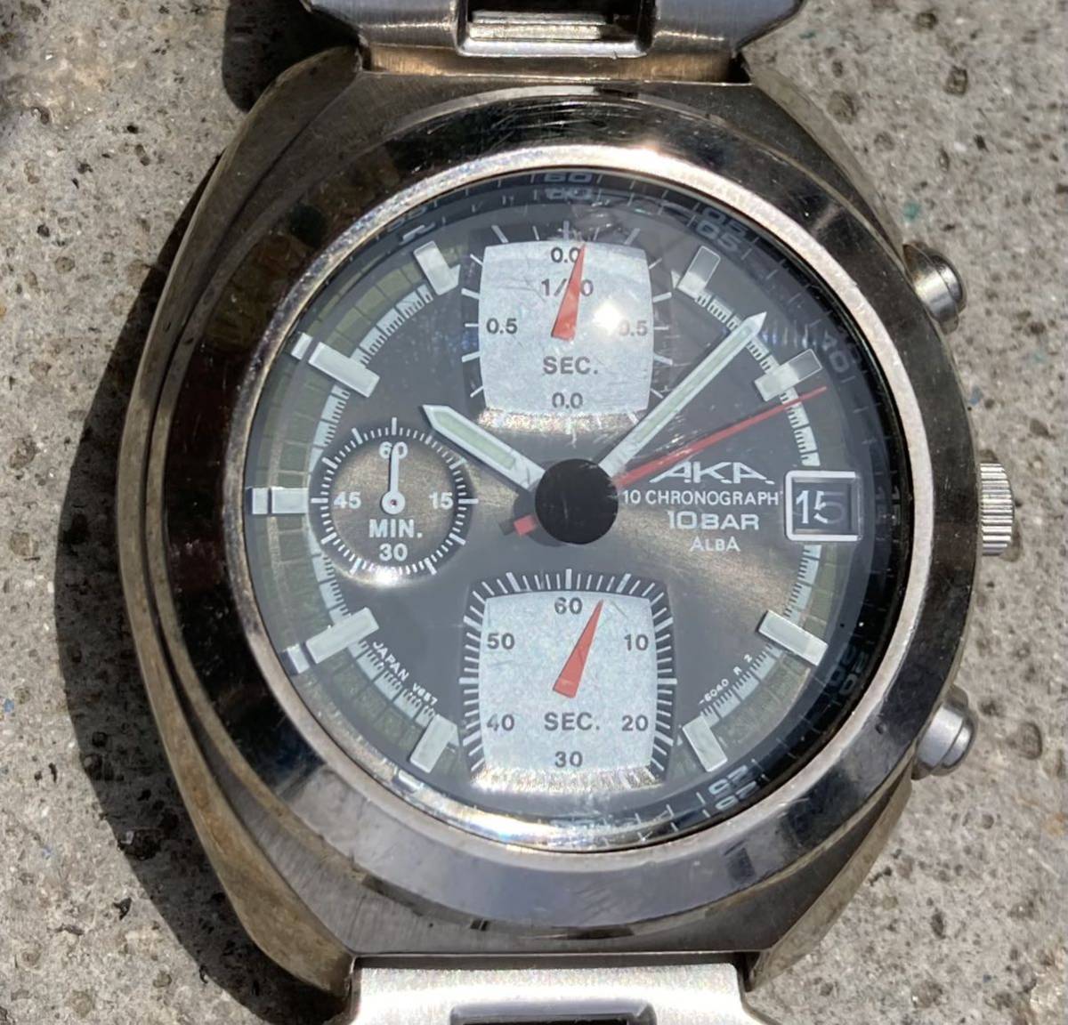 ALBA SEIKO セイコー アルバ 1384S 0309M7) 1円～ 美品 メンズ 