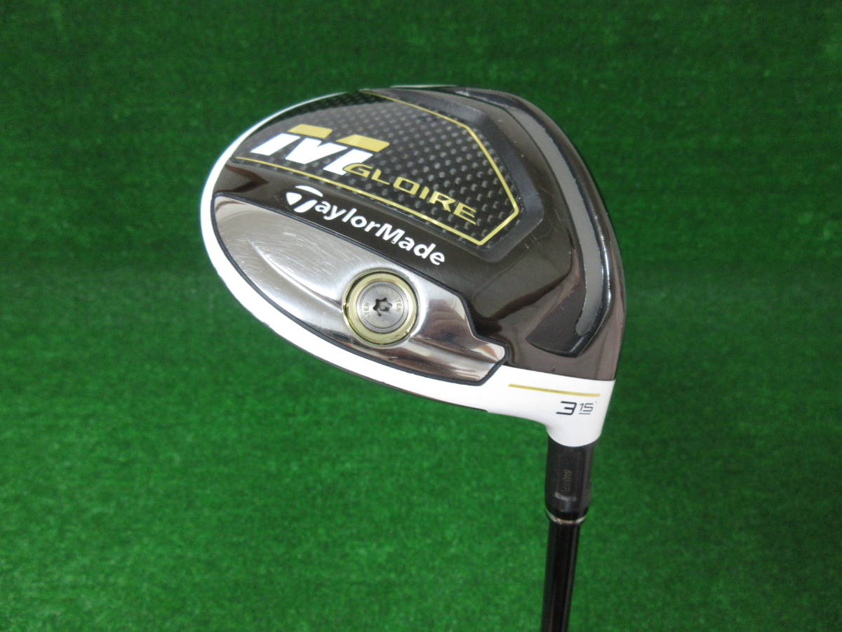 5990【TaylorMade】M GLOIRE 3W 15度 Speeder EVOLUTION TM(R)装着 ヘッドカバー付 Mグローレ スピーダー エボリューション FW 品