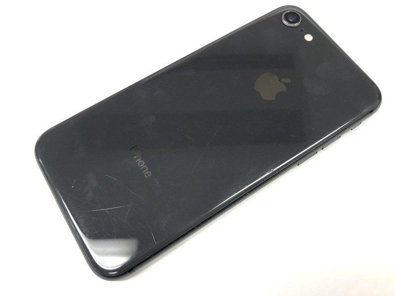 CJ634 SIMフリー iPhone8 スペースグレイ 64GB ジャンク ロックOFF