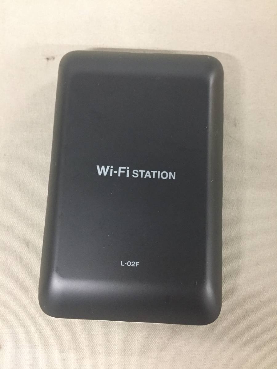 ○NTT docomo Wi-Fi STATION L-02F ブラック クレードル L01付 