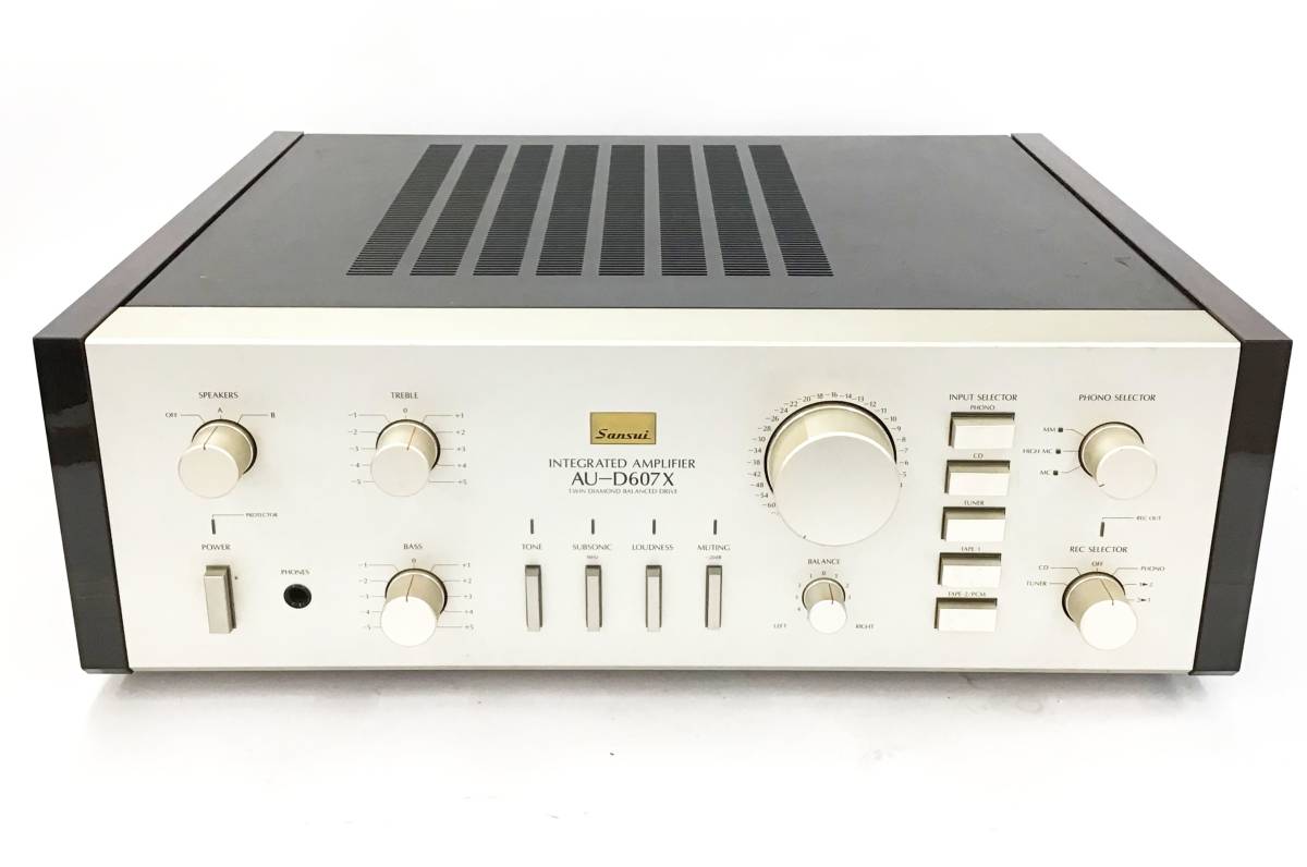 オーディオ機器 1円 Sansui AU-D607X プリメインアンプ サンスイ