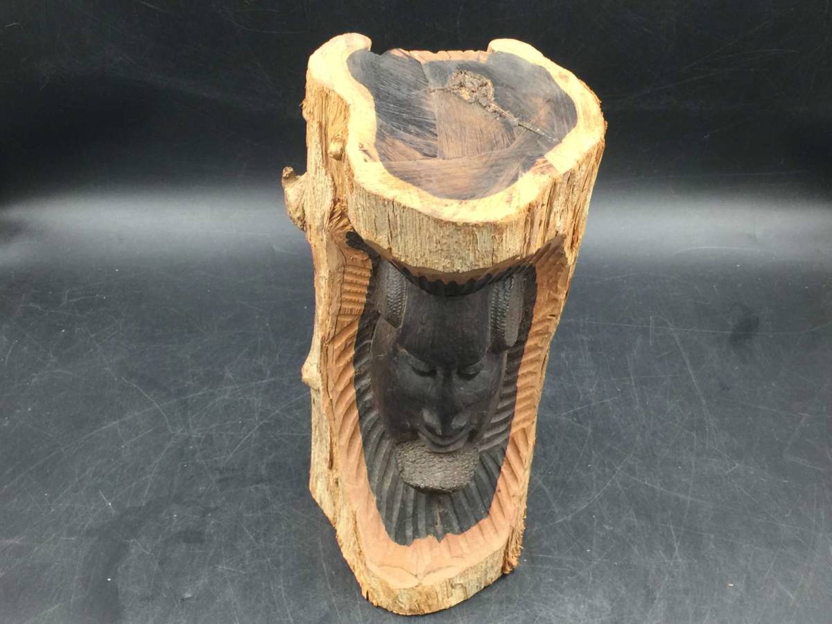 アフリカ タンザニア マコンデ 壁飾り （XL） 黒檀 彫刻 木彫り 民族