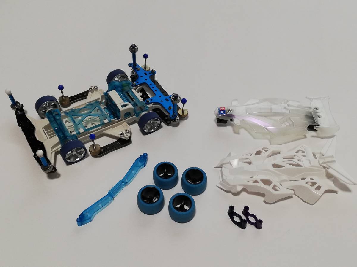 ◆ミニ四駆　スーパーXXシャーシ Evo.Ⅰ＋おまけ付　中古品_1