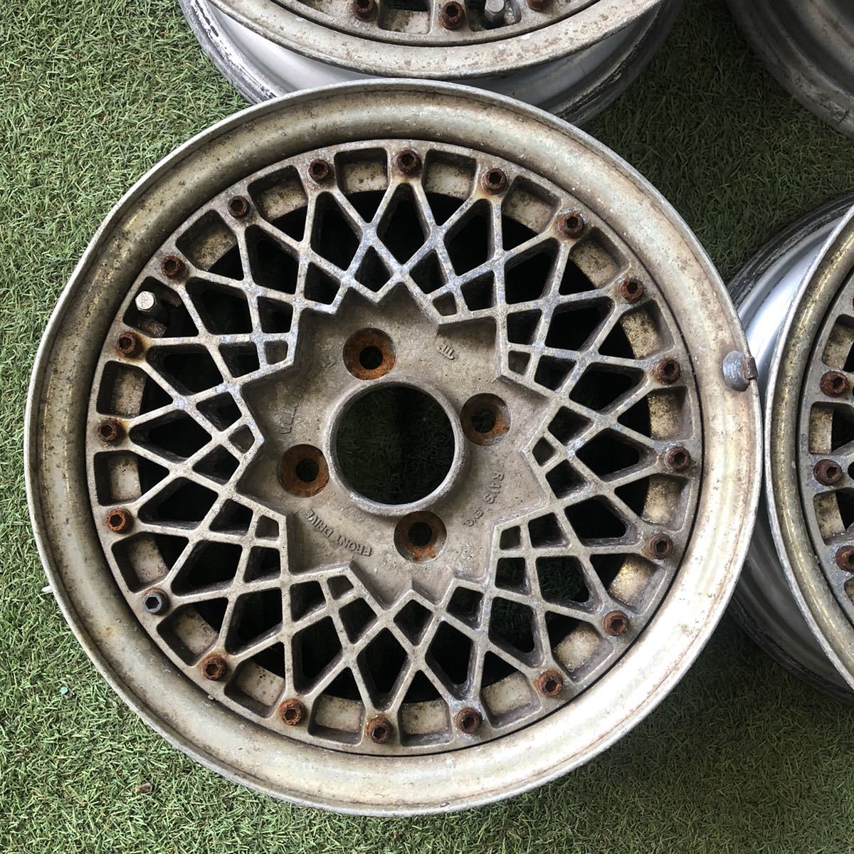 57680617】☆中古ジャンク品☆旧車 RAYS VOLK RACING 13インチ 13×5.5J 