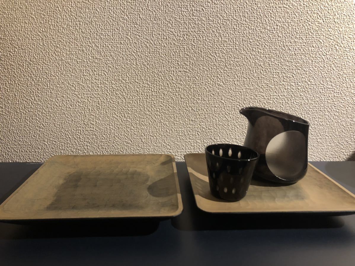 三谷龍二 HAKUBOKU 白墨 四方皿 18cm(中皿)｜売買されたオークション
