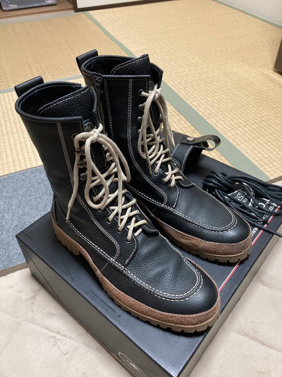 KUSHITANI K-4536M クシタニ モカシンブーツ メッシュ ブラック 25.5cm 