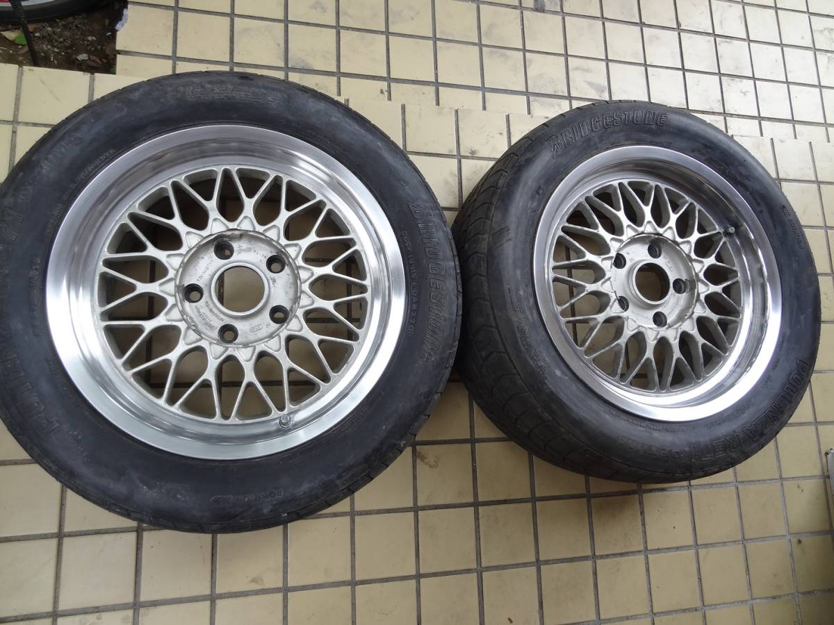 新品，限定セール 当時物 激レア BBS 15インチ 32年前のタイヤ付き
