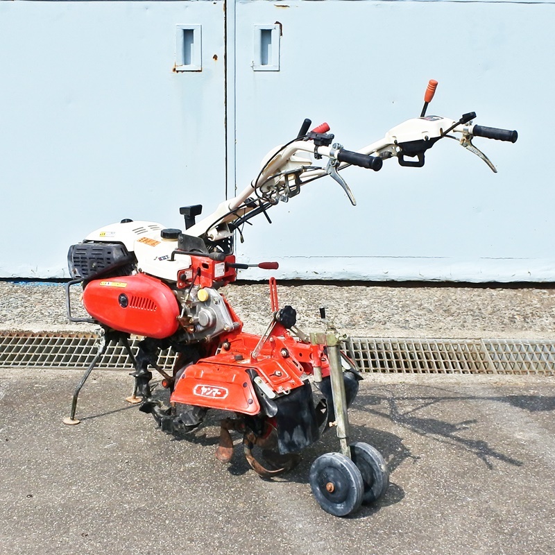 鹿児島発　ヤンマー5.8馬力ガソリンエンジン一輪管理機PSC60　ハンドル反転　逆転 富山】ヤンマー 管理機 PSC60 ネギ 一輪 耕運機 ふらみんご 正転 逆転