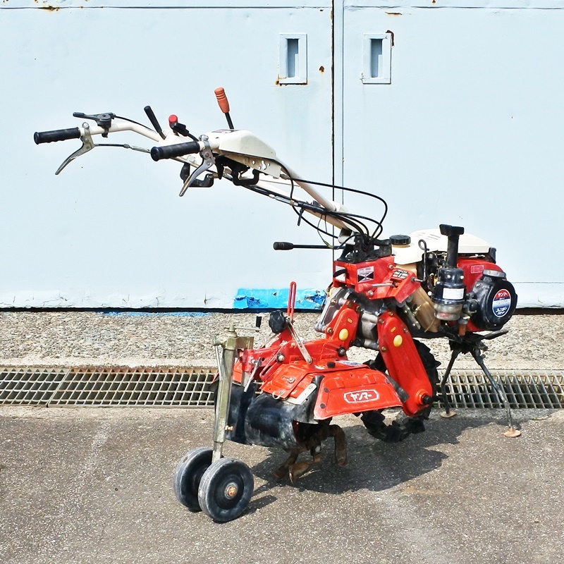 【中古】ヤンマー　歩行　うねあげ　1輪管理機　PSC60　ふらみんご ◇ PSC60 ヤンマー フラミンゴ 管理機 1輪 実働 土あげ 正転逆転