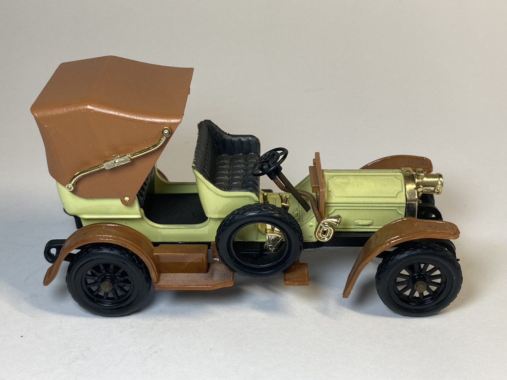Miniature Voiture Ancienne Rio Mercedes Simplex Cabriolet 1902 – Échelle 1:43 – Noire (RI4749)
