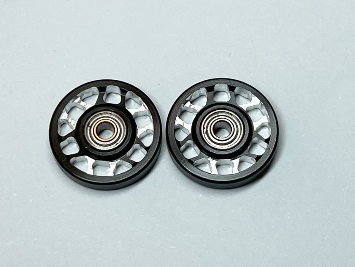 【大人気，最新作】 CNC加工 13mm オールアルミベアリングローラー BX ブラック 正規品加工(ミニ四駆)｜売買されたオークション情報、yahooの商品情報をアーカイブ公開 - オークファン ミニ四駆