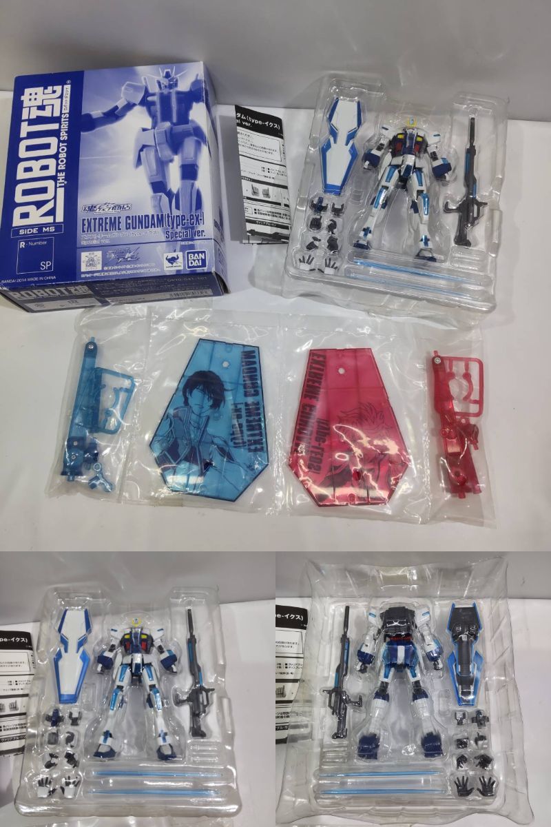 No.2602【ロボット魂】 ロボット魂3体セット ファルゲン/ガンダムアストレイ アウトフレームD/エクストリームガンダム type-イクス 中古品