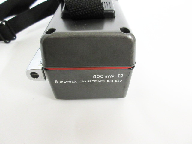 通電OK 美品 SONY ソニー ICB-680 500mW 8チャンネル トランシーバー