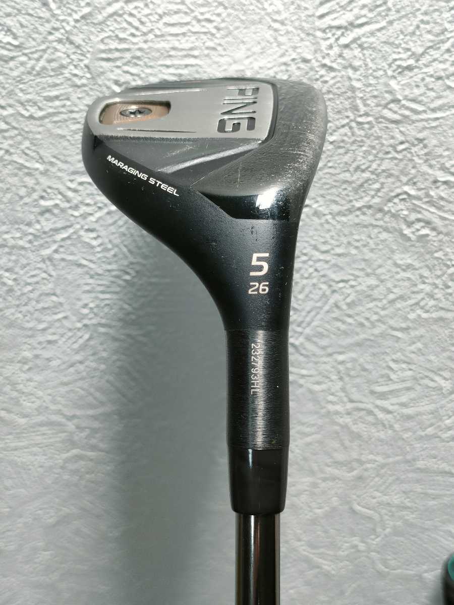 PING ピンG400 5w 4U(22°) 5U(26°) セット売り PING 4U 22