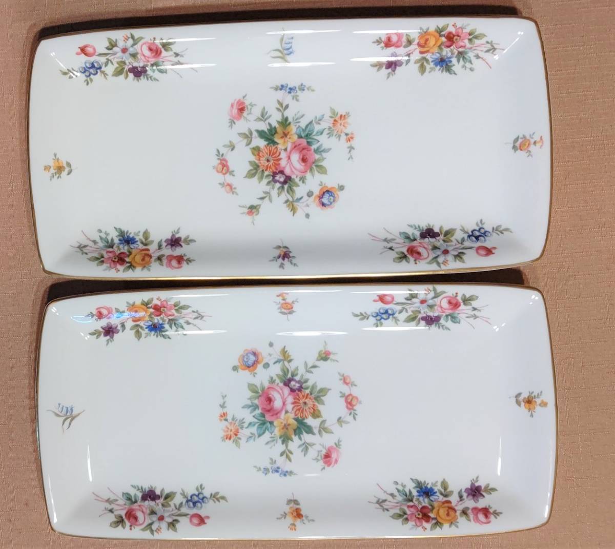 英国製ヴィンテージミントンマーロウ取手付プレートMINTON未使用 英国