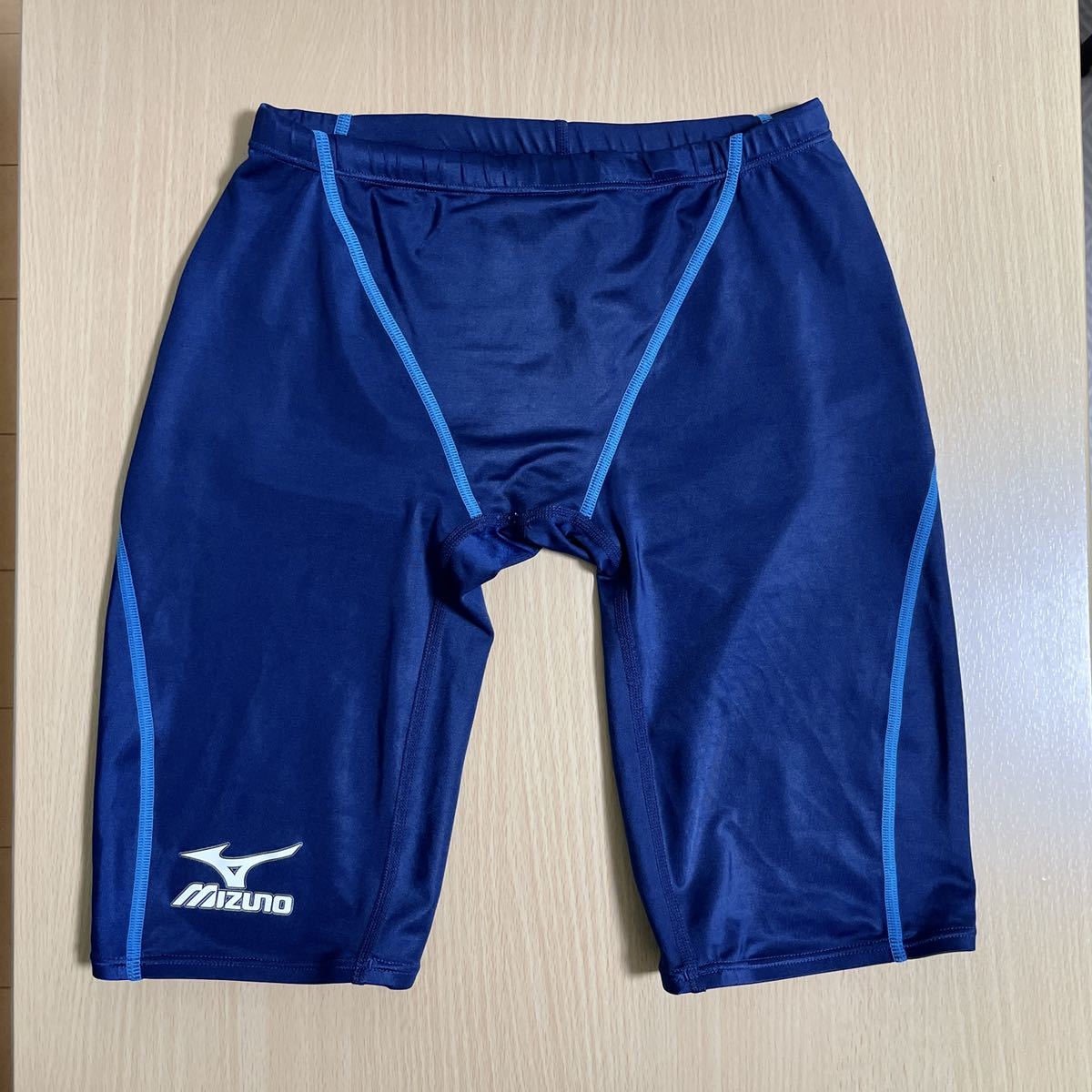 ミズノ 競泳水着 競パン マイティライン MIZUNO 水着 ブルー XL mizuno